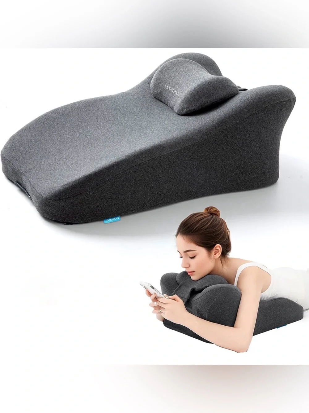 NIB - MOONYOOY Ergonomic Memory Foam Wedge Pillow